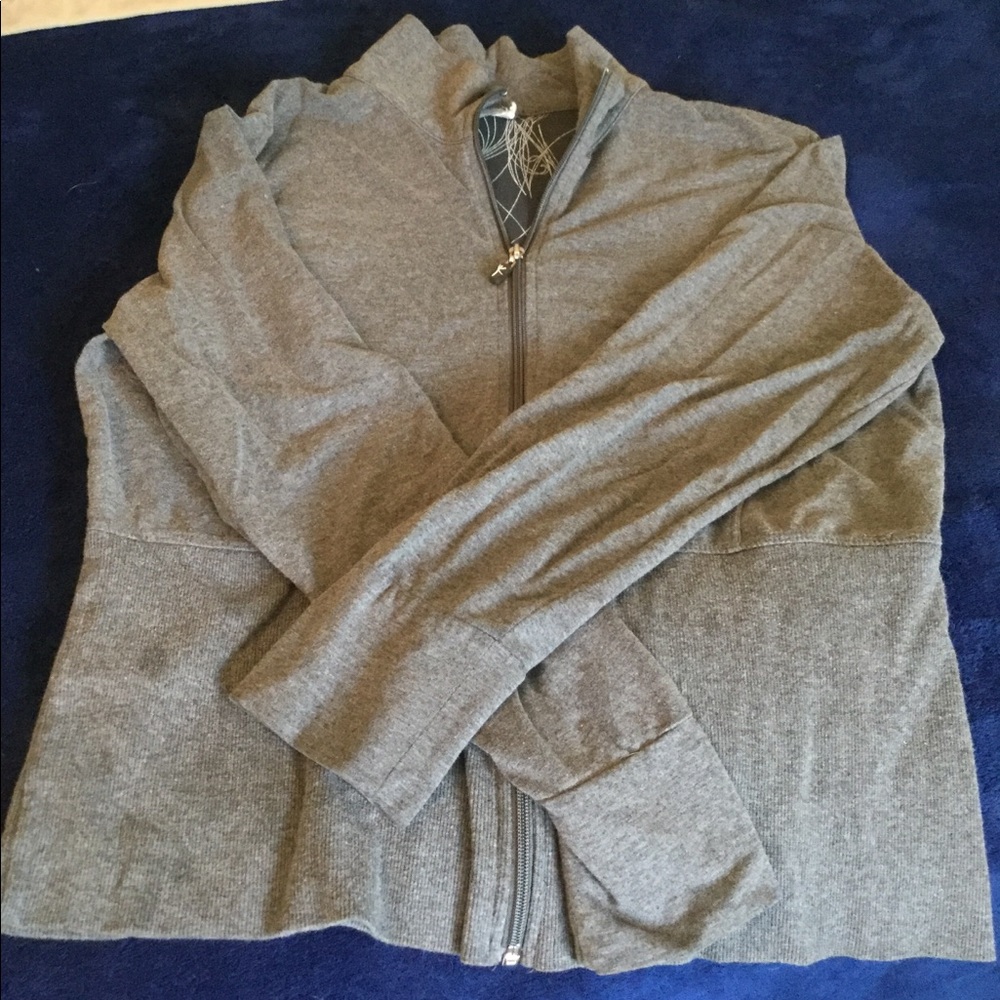 Danskin gray zip up